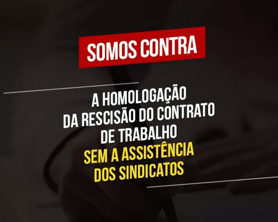 HOMOLOGAÇÃO DE RESCISÃO NO SINDICATO! 